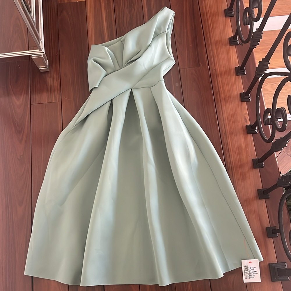 ASOS one shoulder elegant scuba dress